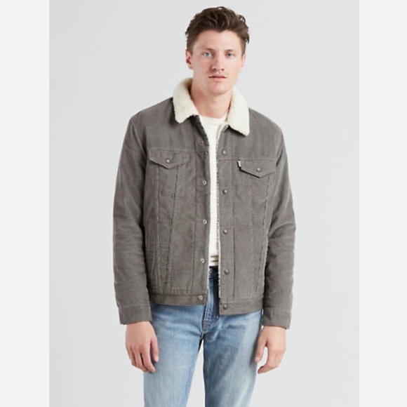 New Levi’s Premium Men’s Corduroy Trucker Jacket - Picture 12 of 12